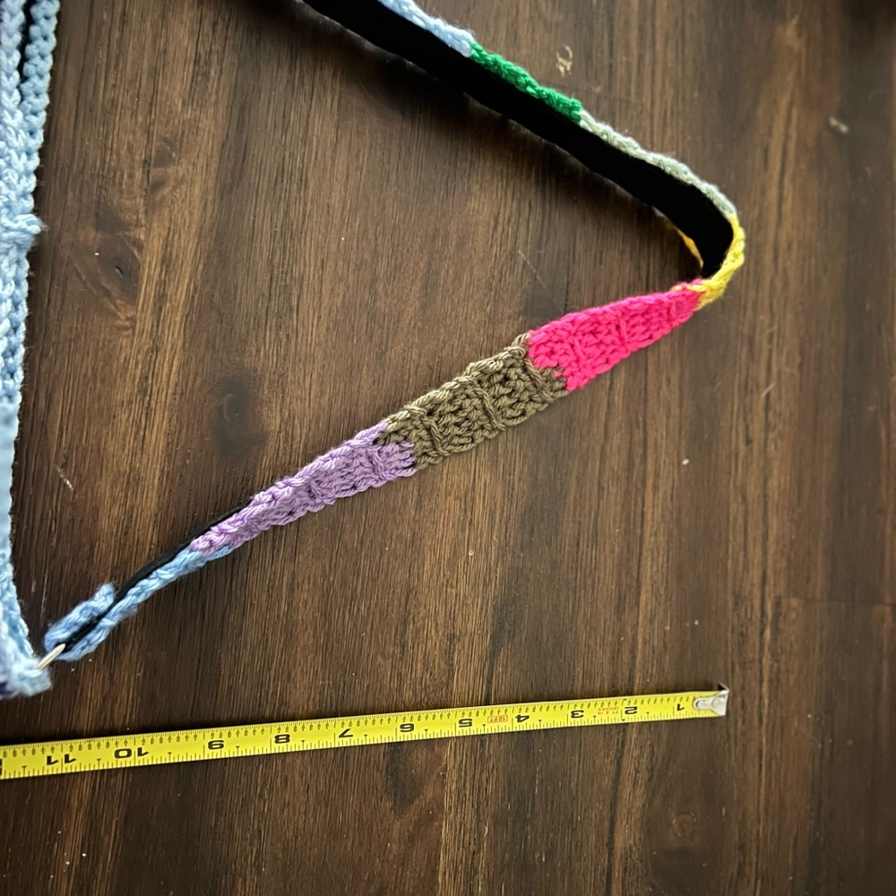 Colorful Crochet Shoulder Bag - Picture 6 of 7